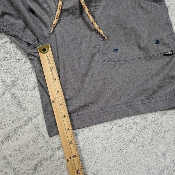 Howler Brothers Shorts Men's 32 Gray Board Swim Hiking Beach Stretch Waist 7” - Picture 4 of 8